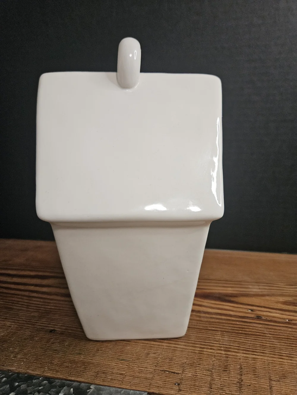 Rae Dunn White Ceramic 'Perch' Decorative Birdhouse - Home Accents